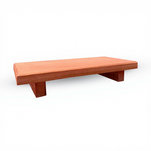 Handmade Wooden Display Riser Stand Rectangular Tabletop Display Platform Rustic Wood Pedestal for Kitchen <b>Bathroom</b> Counter Reta - Product Image 2