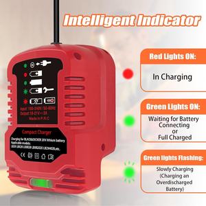 <span class=keywords><strong>Chargeur</strong></span> Mini Rapide de Remplacement pour Batterie <span class=keywords><strong>Black</strong></span> and <span class=keywords><strong>Decker</strong></span> 20V Compatible avec les Outils Électriques <span class=keywords><strong>Black</strong></span> <span class=keywords><strong>Decker</strong></span> Série LBXR20 - Product Image 4