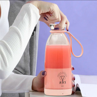 Elektrische blender, keuken mini-mixer, draagbaar multifunctioneel apparaat met roestvrijstalen mes, sinaasappelpers
