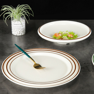 Platos Redondos de Melamina de Color Sólido, Vajilla para Restaurante, Hotel, Café y Té - Product Image 2