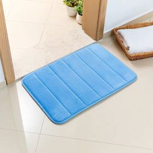 Tapetes De Banho De Espuma De Memória Banheiro Horizontal cAbsorvente Flanela Suave Conforto Antiderrapante Tapetes De Banho para Tapetes Do Banheiro Casa