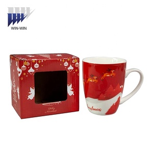 Paquet <span class=keywords><strong>de</strong></span> conception colorée bonne qualité <span class=keywords><strong>pas</strong></span> <span class=keywords><strong>cher</strong></span> prix tasse <span class=keywords><strong>de</strong></span> noël pour tasse à café en céramique personnalisée - Product Image 5