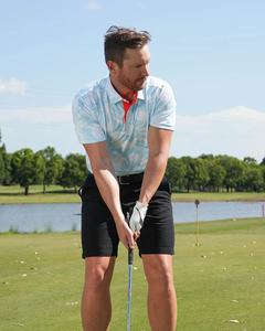 OEM 88% Poliéster 12% Spandex Tenis Sublimación personalizada Polo de golf Camisa deportiva para actividades al aire libre - Product Image 2