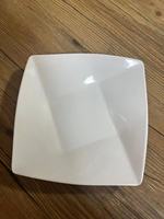 LHS14 Assiette en mélamine de couleur unie de grande taille Stabilité Plats de service carrés 8 à 15 pouces Vaisselle pour hôtel