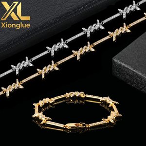Hip Hop 2.5mm Zircon <b>Bracelet</b> Men Tennis Dainty Fine Chain Link <b>Bracelets</b> Women Designer Fashion Charm <b>Bracelets</b> Wholesale - Product Image 3