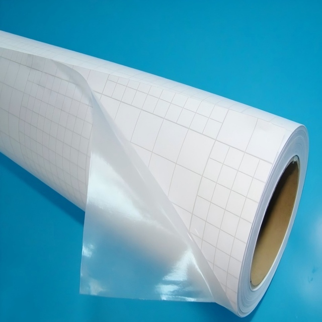 Factory Direct Glossy Self Adhesive Waterproof PVC Transparent Cold Lamination Film Roll for Commercial Advertising Picture