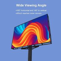 Écran publicitaire LED couleur pleine gamme pour extérieur, monté sur colonne ou mural, intégré, 3D P10, fabriqué à Shenzhen