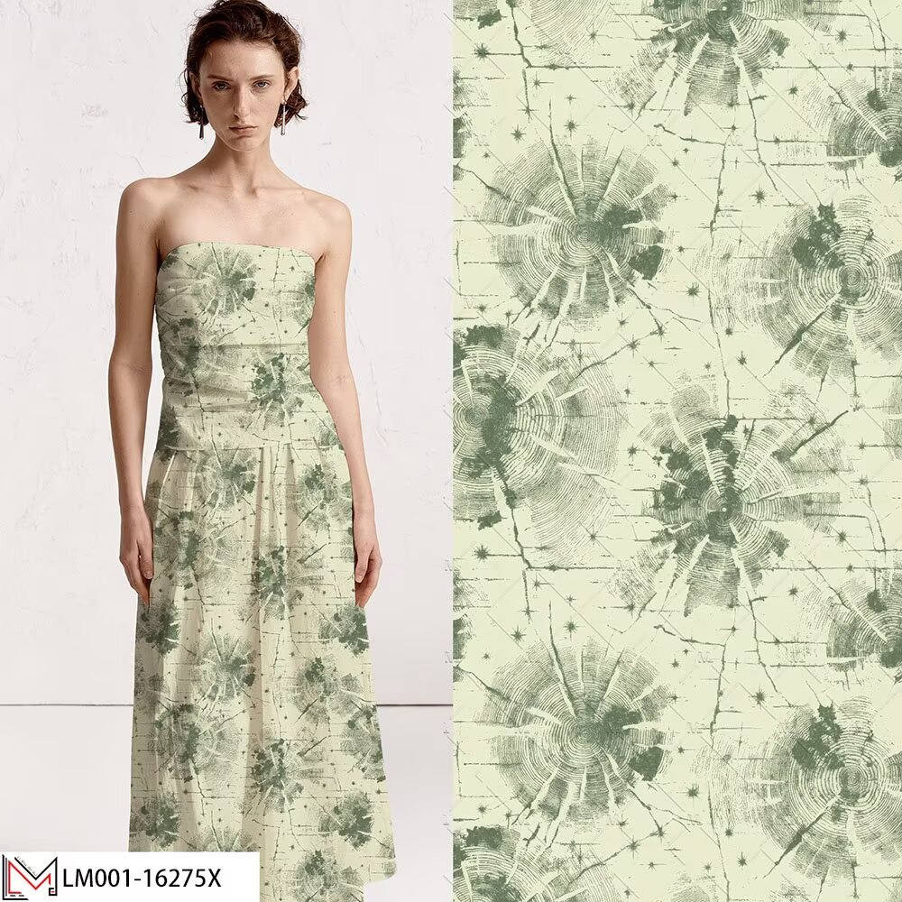 100% Viscose Rayon Challis Fabrics Woven Digital Printed Rayon Fabric for Clothing