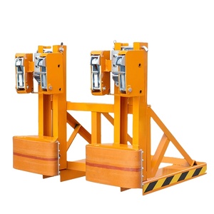 อุปกรณ์ยกถังแบบกลไกสองวงแหวน พร้อมที่จับถังแบบหนีบ สำหรับรถยก - Product Image 1