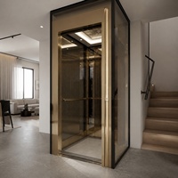 Ascenseur panoramique en verre pour villa : Mobilité lumineuse avec entrée confortable, composants à fonctionnement stable et configurations personnalisées