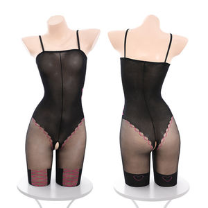 Lencería Erótica Transparente y Delgada con Abertura en la Entrepierna para Adultos, Conjunto de Lencería Negra Sexy y Pura Irresistiblemente Seductora - Product Image 4