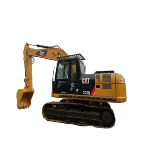 Gran potencia CAT 320D Retroexcavadora hidráulica de movimiento de tierras CAT323D2L Excavadora usada de bajas horas en Corea del Sur - Product Image 1