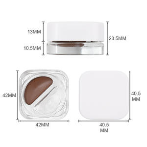 Marque privée personnalisée végan <span class=keywords><strong>savon</strong></span> de coiffage pour sourcils à tenue forte imperméable avec gel pour sourcils cire à sourcils transparente pommade pour sourcils - Product Image 4
