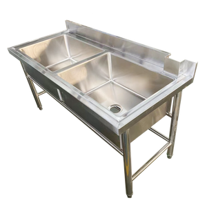 VICTORY CUISINE Équipement de restauration commerciale Table de travail SS hétérotype spécial Évier de cuisine pour restaurant de cuisine commerciale - Product Image 1