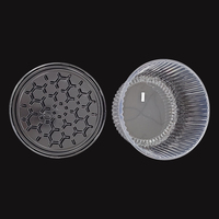 Vente en gros Design Personnalisé Jetable Ops Emballage Alimentaire de Qualité Boîtes à Gâteau Transparentes Emballage Gâteau Dôme Conteneur avec Couvercle