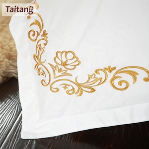 Juego de Sábanas Taitang 100% Algodón <span class=keywords><strong>Egipcio</strong></span>, Tamaño King y Queen, Sábanas Bordadas - Product Image 5