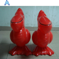 Toucan gonflable en PVC de haute qualité, durable, jouet animal en dessin animé 3D pour la promotion publicitaire gonflable