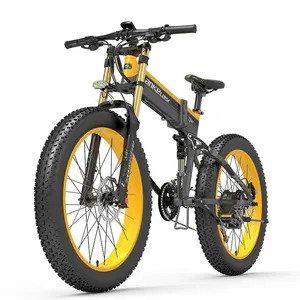 Expédition UE Royaume-Uni <span class=keywords><strong>LANKELEISI</strong></span> <span class=keywords><strong>XT750</strong></span> Plus 1000W 48V 17.5Ah Batterie au lithium Vélo de montagne tout-terrain à suspension intégrale 27 vitesses Pliable - Product Image 6