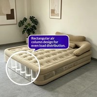 Matelas pneumatique avec pompe intégrée, équipement de camping, matelas de couchage, lit gonflable avec pompe, lit pneumatique