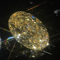 ANJALI 1.0ct amarillo CVD corte ovalado diamantes sueltos sintéticos IGI certificado VS2 claridad excelente corte laboratorio cultivado joyería