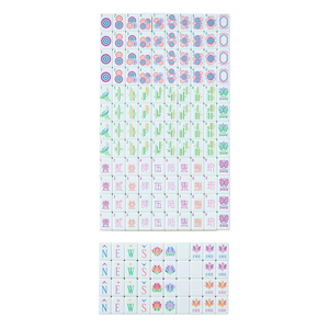 Juego completo de Mahjong americano con fichas, dados, manual en inglés, <span class=keywords><strong>palabras</strong></span> grandes, fácil para principiantes - Product Image 5