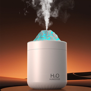 Mejor venta 500ml gran capacidad ultrasónico colorido llama atomizador Mini escritorio aire hidratación humidificador - Product Image 5