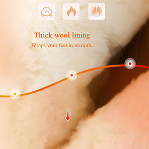 <span class=keywords><strong>Bottes</strong></span> d'hiver pour l'extérieur, <span class=keywords><strong>bottes</strong></span> de neige mi-hautes à lacets, imperméables, en cuir, doublure en fourrure, <span class=keywords><strong>bottes</strong></span> de randonnée à semelle épaisse antidérapante, <span class=keywords><strong>bottes</strong></span> thermiques - Product Image 6