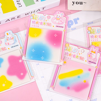 Bloc de Notas Adhesivas con Tinte Degradado, Tamaño Personalizado, Impresión Digital, Estilo Moderno, Bloc de Notas con Tonos Mezclados, Venta al Por Mayor