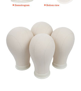 Maniquí de Cabeza de Lona Hermoso al por Mayor para Exhibición de Sombreros, Salón de Belleza, Barbería, Prácticas de Maquillaje, Pelucas y Gorros - Product Image 4