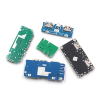 Batterie au lithium 18650 Module de suralimentation à affichage numérique Banque d'alimentation PCB double USB