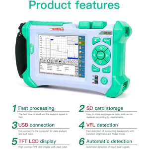 Máquina de Producción de Fibra Óptica Monomodo Komshine Fusion Splicer FX39 con Alineación de Núcleo QX50 OTDR 32dB 1310/1550nm - Product Image 6