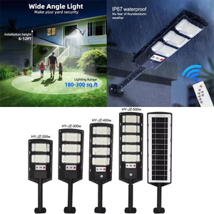 Đèn đường năng lượng mặt trời bán buôn, ngoài trời, tích hợp tất cả trong một, đèn đường thông minh năng lượng mặt trời 50W, đèn sân vườn năng lượng mặt trời ngoài trời cho đường phố - Product Image 3