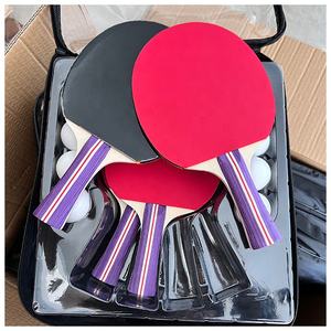 Professionnel Portable 4 Raquettes et <span class=keywords><strong>8</strong></span> Balles Famille <span class=keywords><strong>Raquette</strong></span> <span class=keywords><strong>De</strong></span> Tennis <span class=keywords><strong>De</strong></span> Table Ensemble PingPong Bat - Product Image 1
