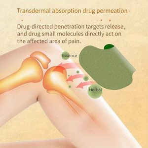 Moxibustion Knee Pain Relief Patches - Natural Mugwort Herbal Heating <b>Pads</b> forJoint Comfort Arthritis Support Muscle Relaxation - Product Image 4