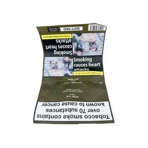 Usine personnalisée 50g ambre feuille tabac sac portable cigarette 30g25g Winston doré américain esprit tabac sac d'emballage - Product Image 4