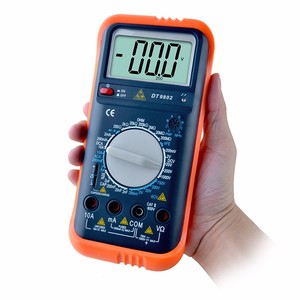 Multímetro Digital LCD DT9802, Medidor de Corriente, Voltaje, Resistencia, Capacitancia, Detector de Baterías, 550g - Product Image 1
