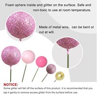 50 stuks ballen cake topper sticks mini ballonnen voor taartdecoratie benodigdheden schuimballen decoraties voor babyshower verjaardag cadeaus