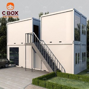 Cbox Easy Assemble Apartment Affordable Office Tiny Homes Prefab 2-Story Studio Modular Accommodation Flat Pack Container House - Product Image 3