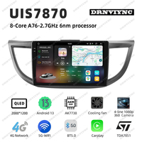 Autoradio GPS Navigation UIS 7870 Android 13 2K avec 4G WIFI DSP CarPlay+auto pour Honda Crv CR-V 2012 - 2018