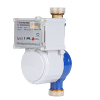 Compteur d'eau intelligent en cuivre pur à connexion filetée de type rotor prépayé sans fil 4G 20 mm R80 4 m³/h