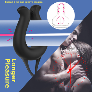 Anillo Vibrador para Pene S-hande 3 en 1 con Control Remoto, 9 Frecuencias de Vibración, con Tapón <span class=keywords><strong>Anal</strong></span>, para una Mejor Experiencia Sexual - Product Image 2