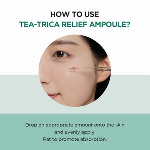 SKIN1004 Centella Tea Trica Relief Ampoule 100ml Siero Viso Idratante per Pelle Sensibile - Product Image 4