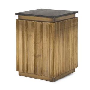 Table d'appoint moderne en bois de manguier, écologique, faite à la main, durable, design minimaliste, montage facile, meubles pour salon, villa, hôtel - Product Image 1