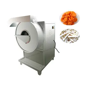 Mesin pemotong kentang otomatis, mesin pemotong makanan, mesin pemotong sayuran buah, kentang goreng, keripik