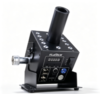 Machine à jet de CO2 LED électrique DMX 100W, machine à colonne de gaz CO2 de 6 m pour effets de scène, pour fêtes, carnavals, mariages, spectacles en direct