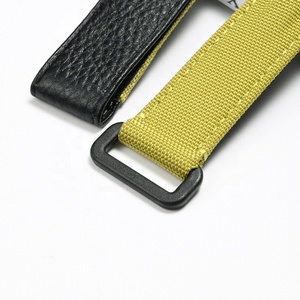 Пользовательские Роскошные крючки и петля кожа нейлоновые браслеты для часов 20 мм тканевый ремешок для часов - Product Image 6