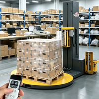 Automatische Paletten-Stretchfolienwickelmaschine mit Kabelloser Fernbedienung und Automatischem Folienabschnitt für Lagerbetrieb