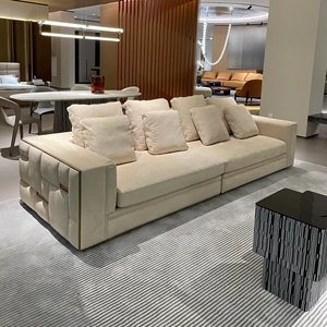 Canapé <span class=keywords><strong>Babylon</strong></span> de luxe haut de gamme, blanc, salon, style luxe léger, combinaison de sols plats, coin - Product Image 2