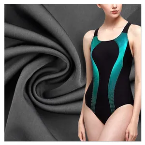 Biflex Swimwear Fabric For Sale Various Good Quality Semi-dull Custom Tan Through Shimmer Fabric For Swimwear