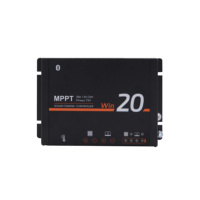 Contrôleur de charge solaire intelligent MPPT 12V 24V 20A, chargeur solaire intelligent pour camping-car, caravane, bateau, camping